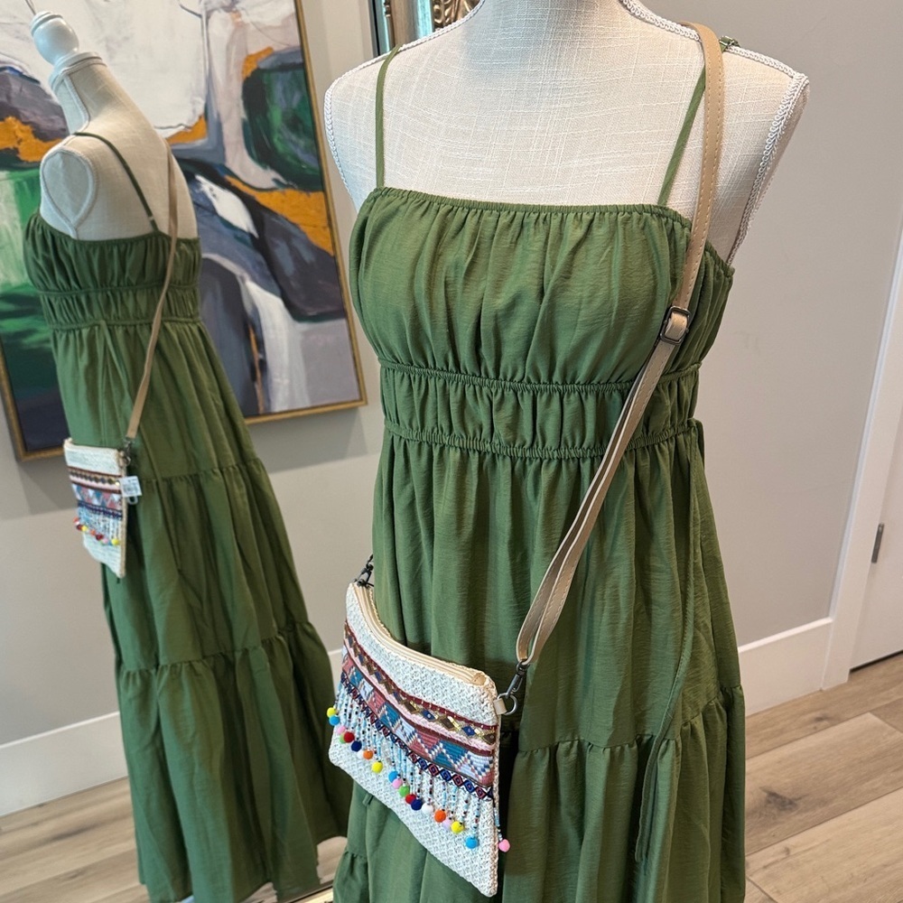 Bohemian Multicolor Crossbody Bag - Picture 2 of 5